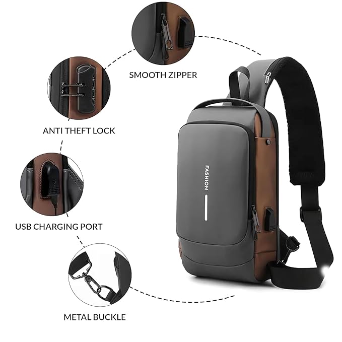 Fashion Anti-Theft Crossbody Sling Bag
