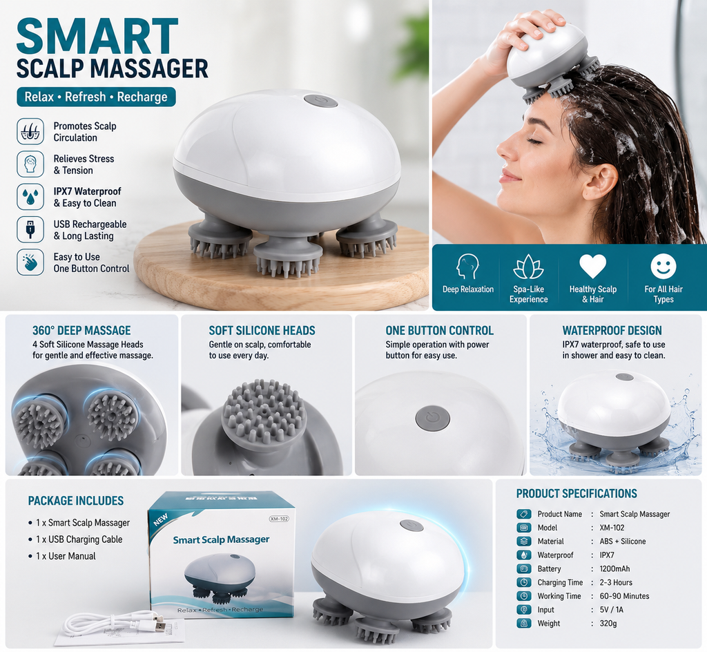 Smart Scalp Massager